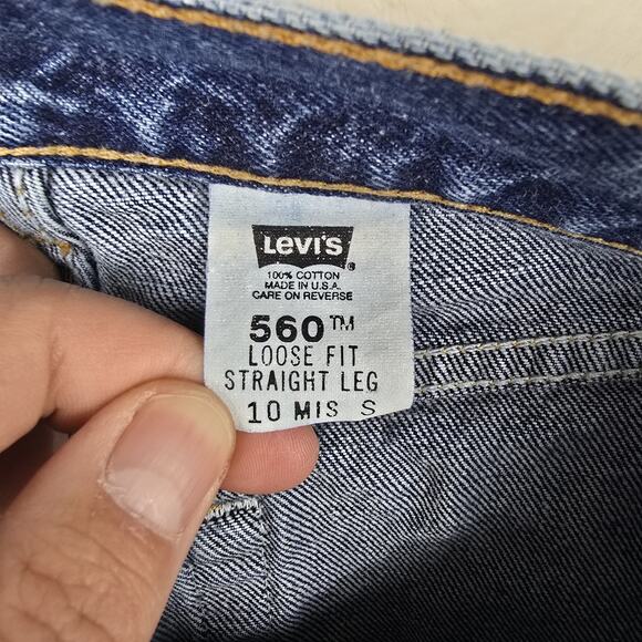 Levi's Blue Straight Leg Women's Jeans - Picture 5 of 15